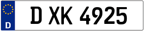 Truck License Plate